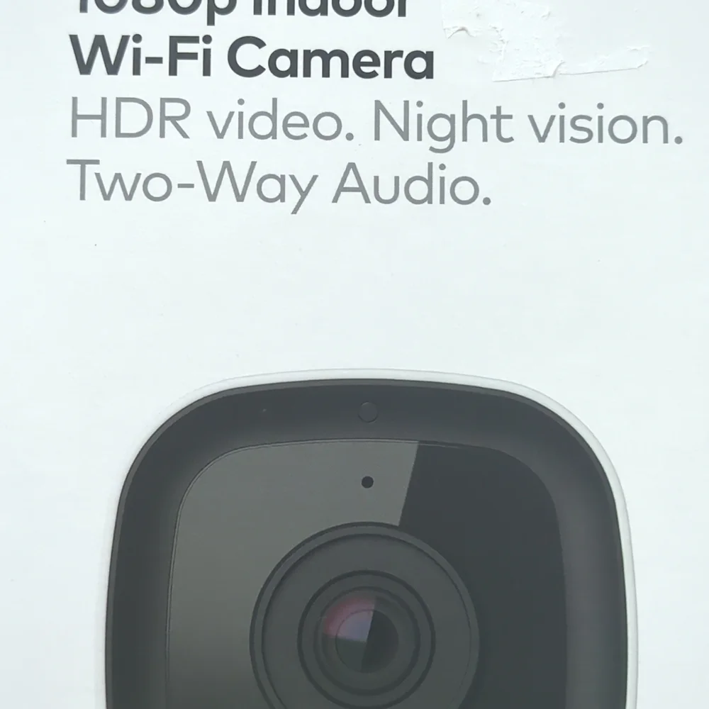 1080p Indoor Wi-Fi Camera - Black